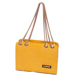 Stylish double chain handbag