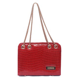 Stylish double chain handbag