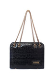 Stylish double chain handbag