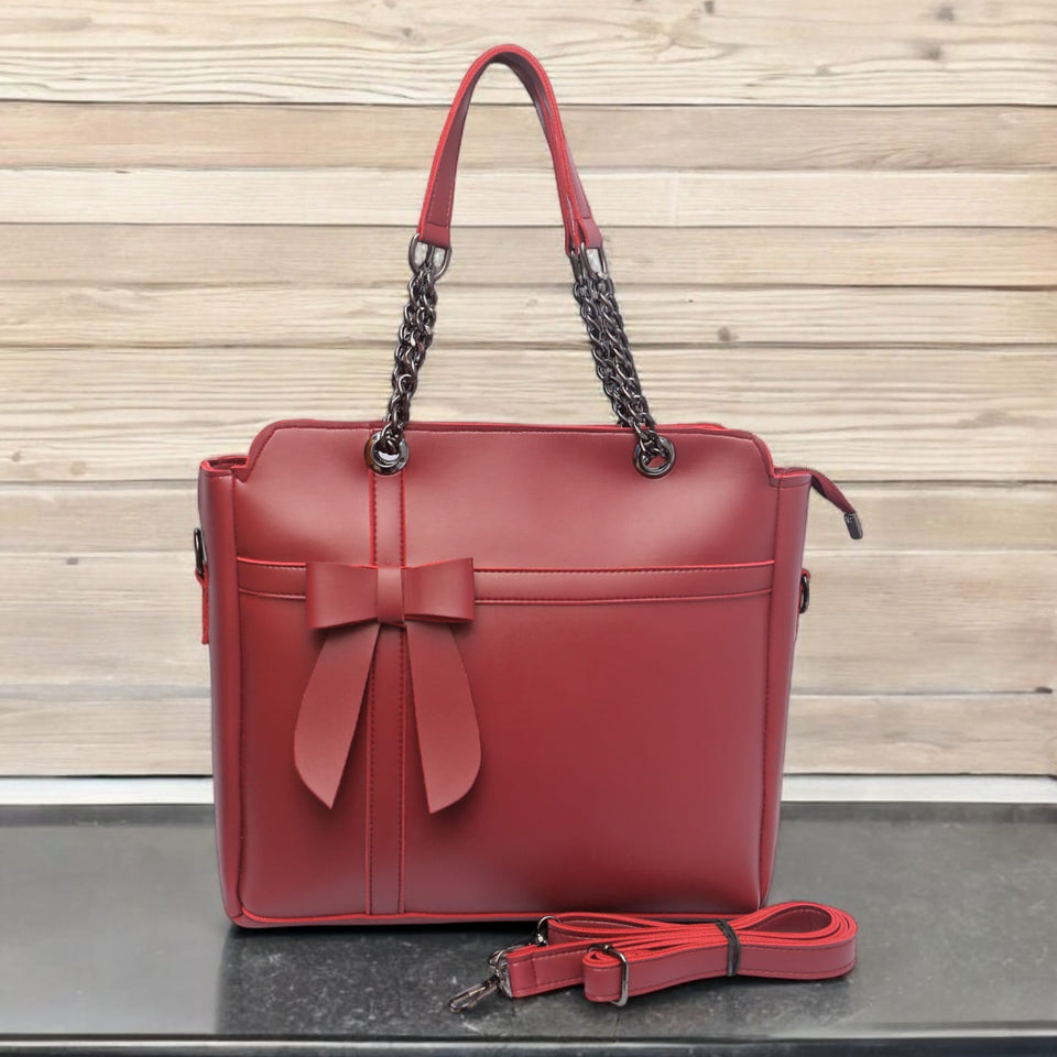 Trendy bow🎀 handbag with large capacity