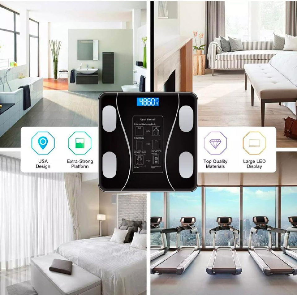 Smart Bluetooth Body Scale – Accurate, Sleek, and Powerful